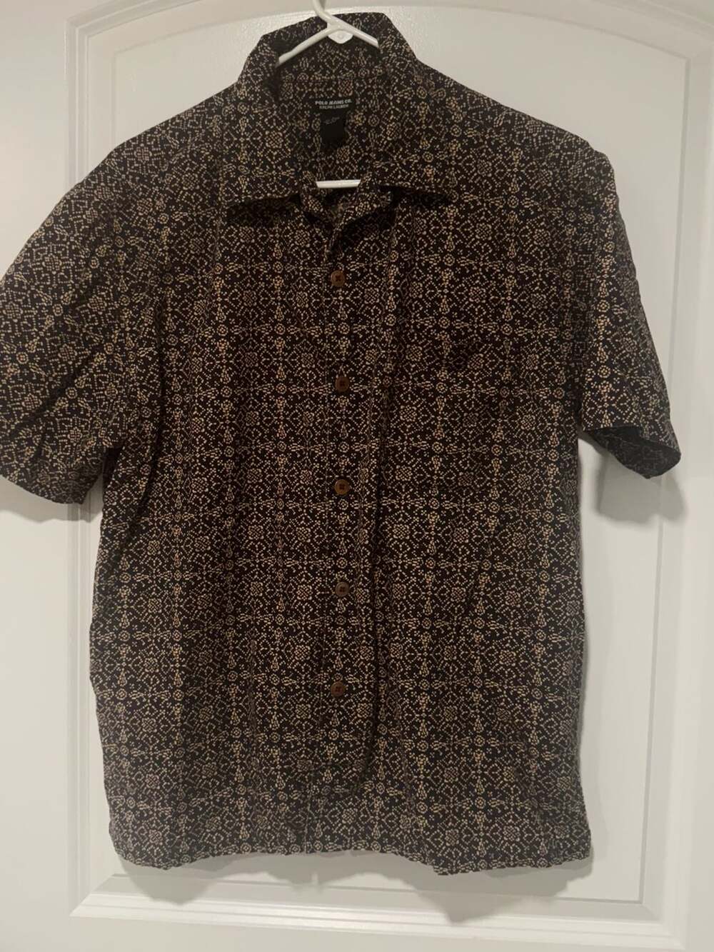 Vintage Y2K Skater Streetwear Floral Button Up Shirt Men’s Small